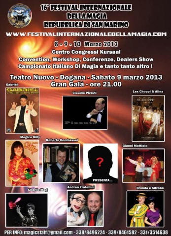San Marino, 16° festival internazionale della magia