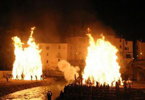 festa dei falò a rocca san casciano